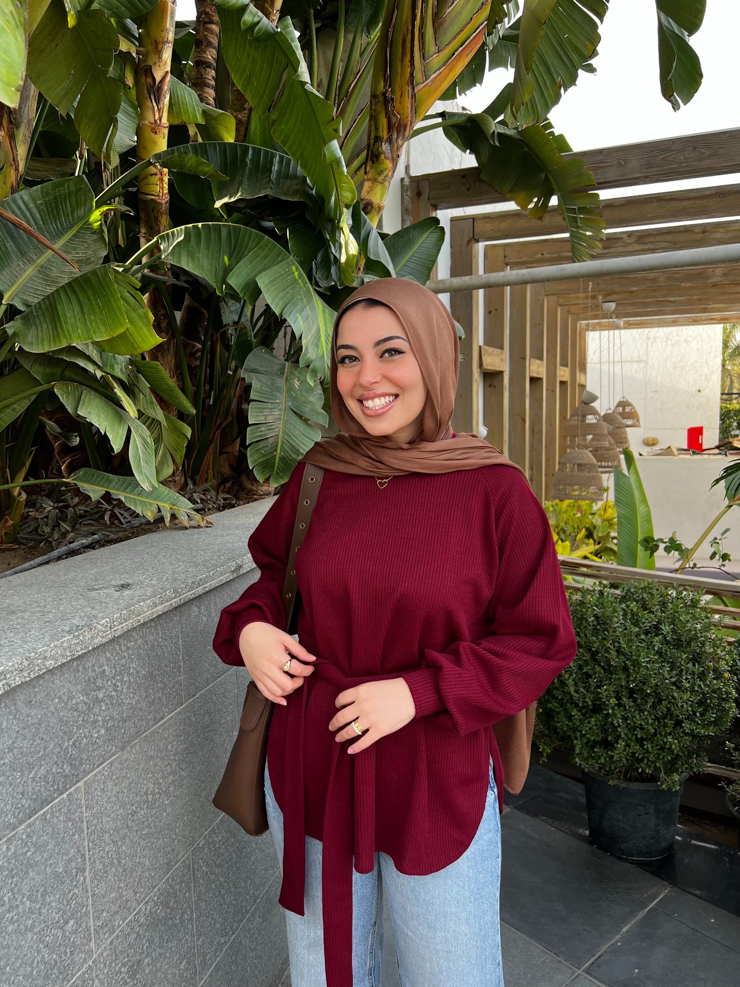 ELORA BLOUSE MAROON