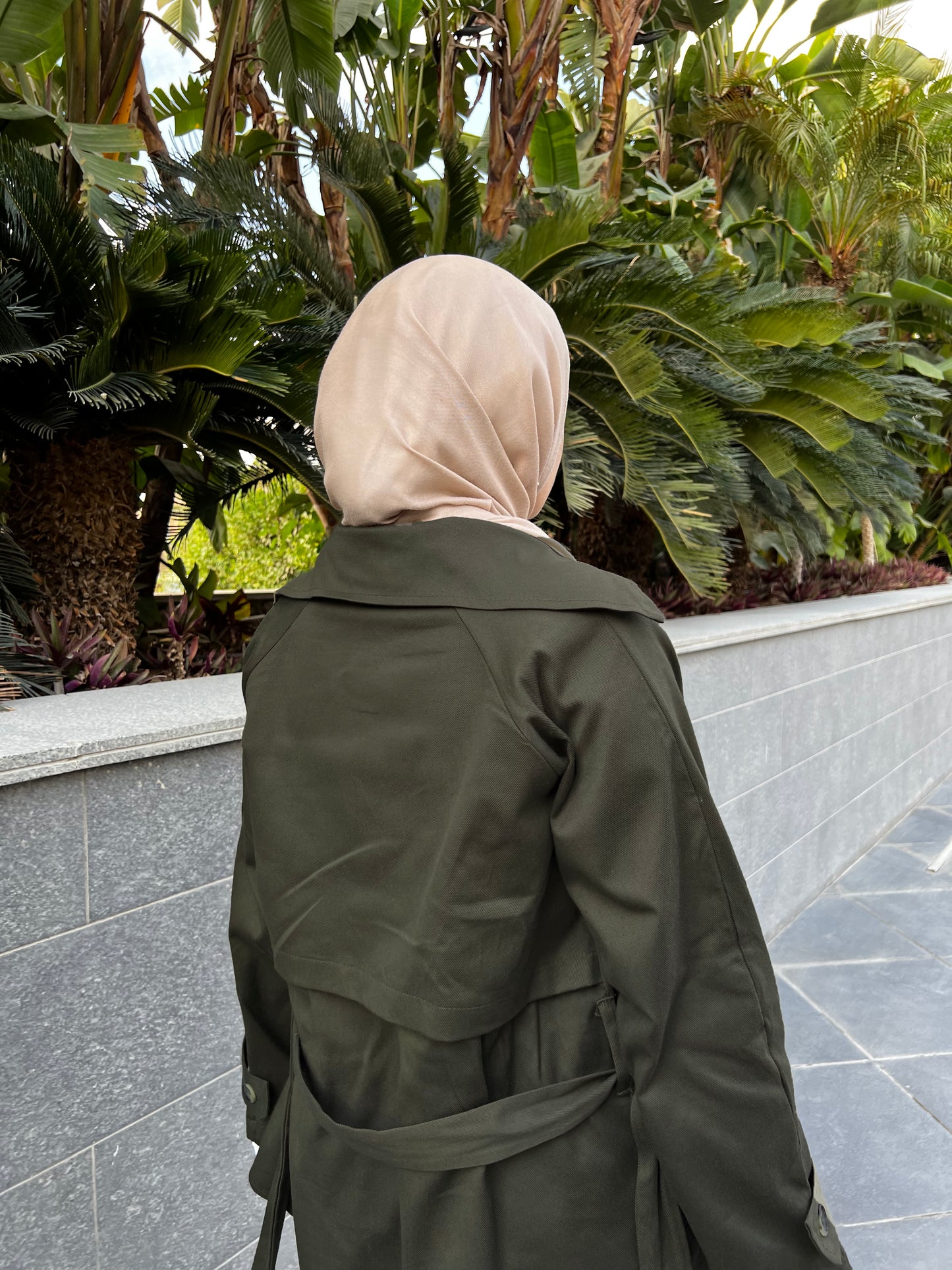 EMRIN GABARDINE JACKET OLIVE